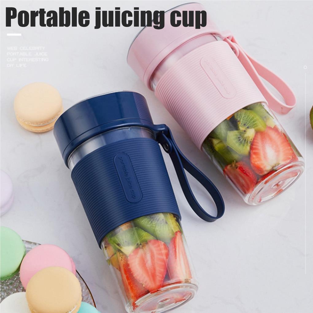 ABS Electric Juicer Cup Handheld Replacement USB 1200mAh Battery Powered 21000RPM Bottle Squeezer Extractor with Lanyard