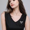1Pcs Fashion Classic Laddy Exquisite Crystal Clothing Coat Suit Pin Corsages Elegant Women Girls Pearl Pendant Brooch Badges