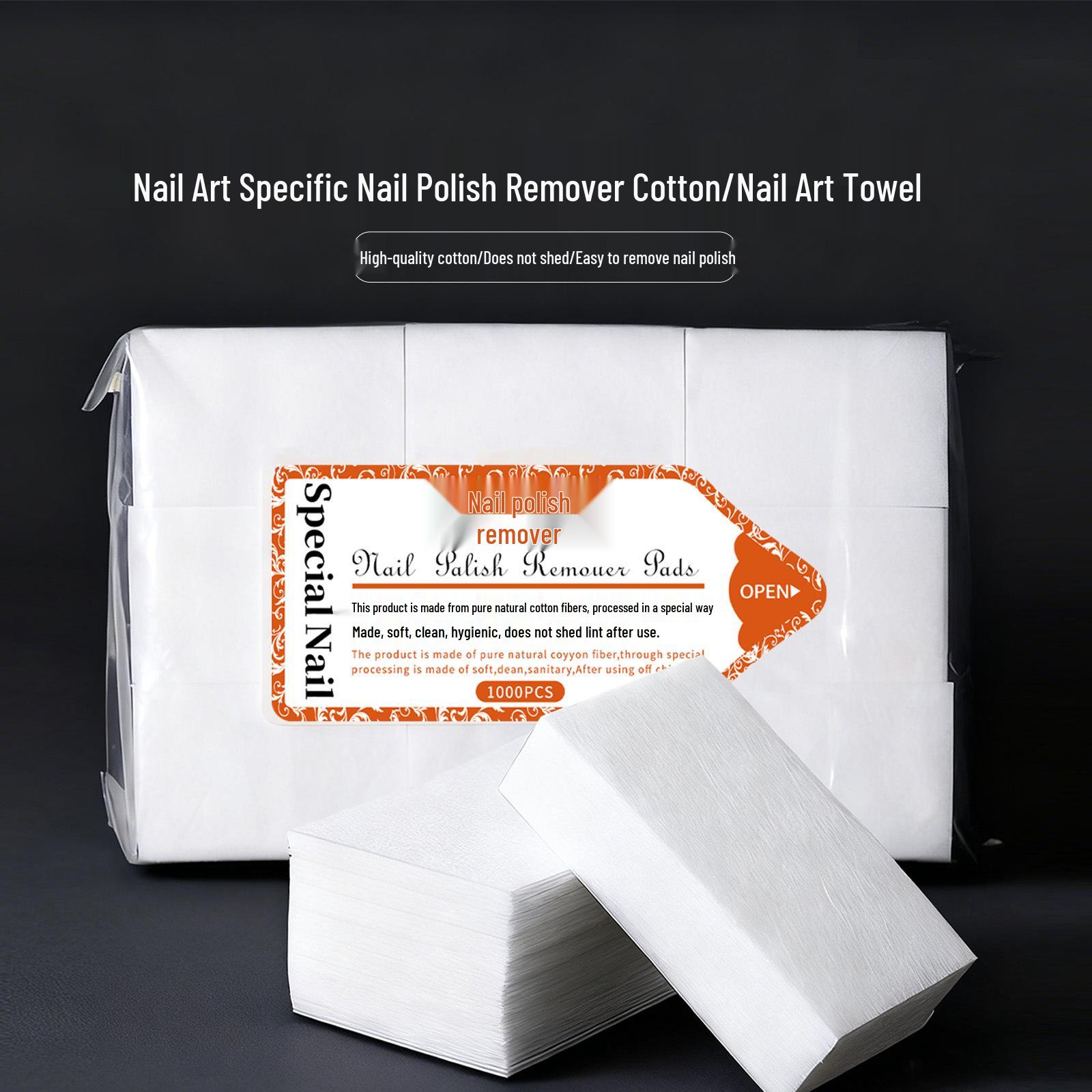 Безворсовые ватные диски для нейл-арта: Мягкое средство для снятия лака без ворса для салонов
