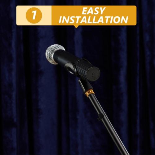 GALPADA 20-Piece Wire Clamp Bracket, Cable Clips for Microphone Stands, Cable Holders, Smartphone Stands, Pole Mounts, Cable Fixing Clips, Lightweight