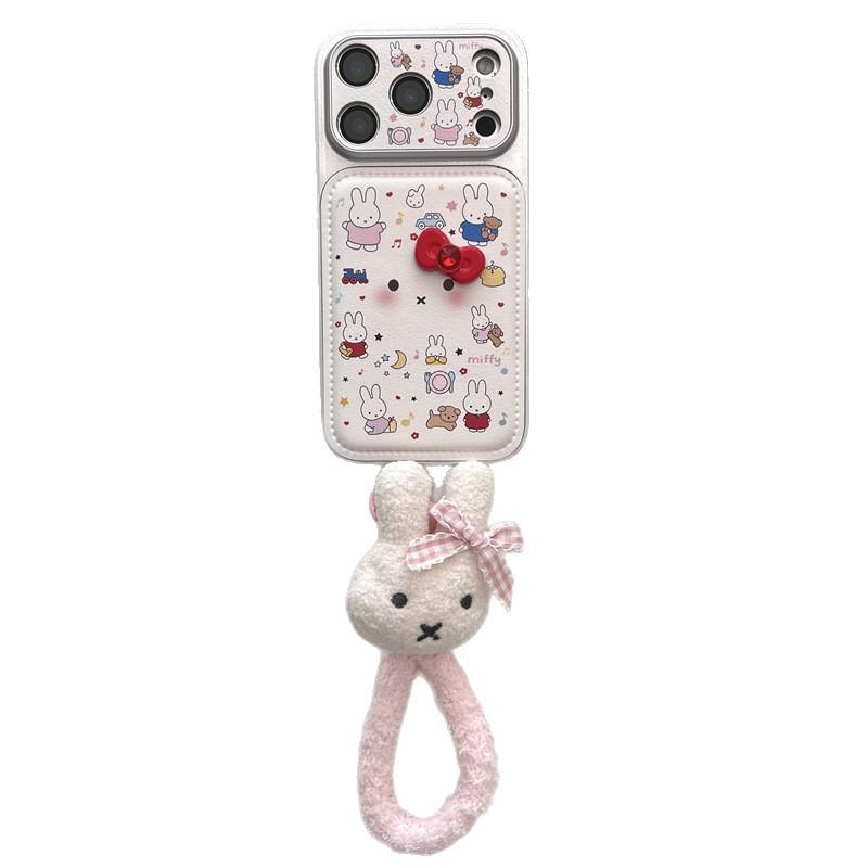 Cartoon Miffy iPhone 15/14 ProMax Anti-Fall Case