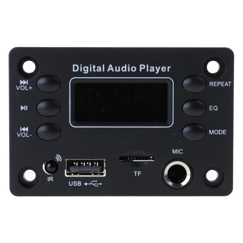 Kleines Bluetooth-kompatibles 5.0 Sound-Dekodierungsmodul für Fahrzeuglautsprecher und tragbare Geräte mit MP3-Wiedergabe