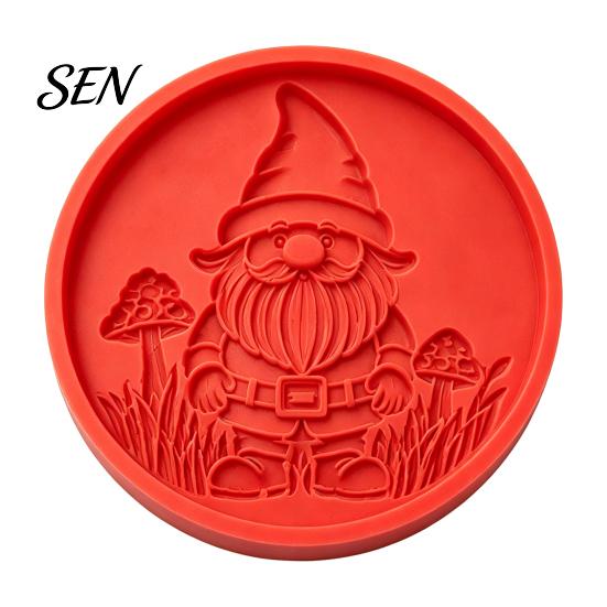 Ornamenti da Giardino Fatti a Mano Stampo in Silicone per Pietra da Calpestio, Stampini per Pavimentazione Girasole/Farfalla/Ape/Zucca/Fiocco di Neve/Fungo/Fatina, Riutilizzabili in Calcestruzzo