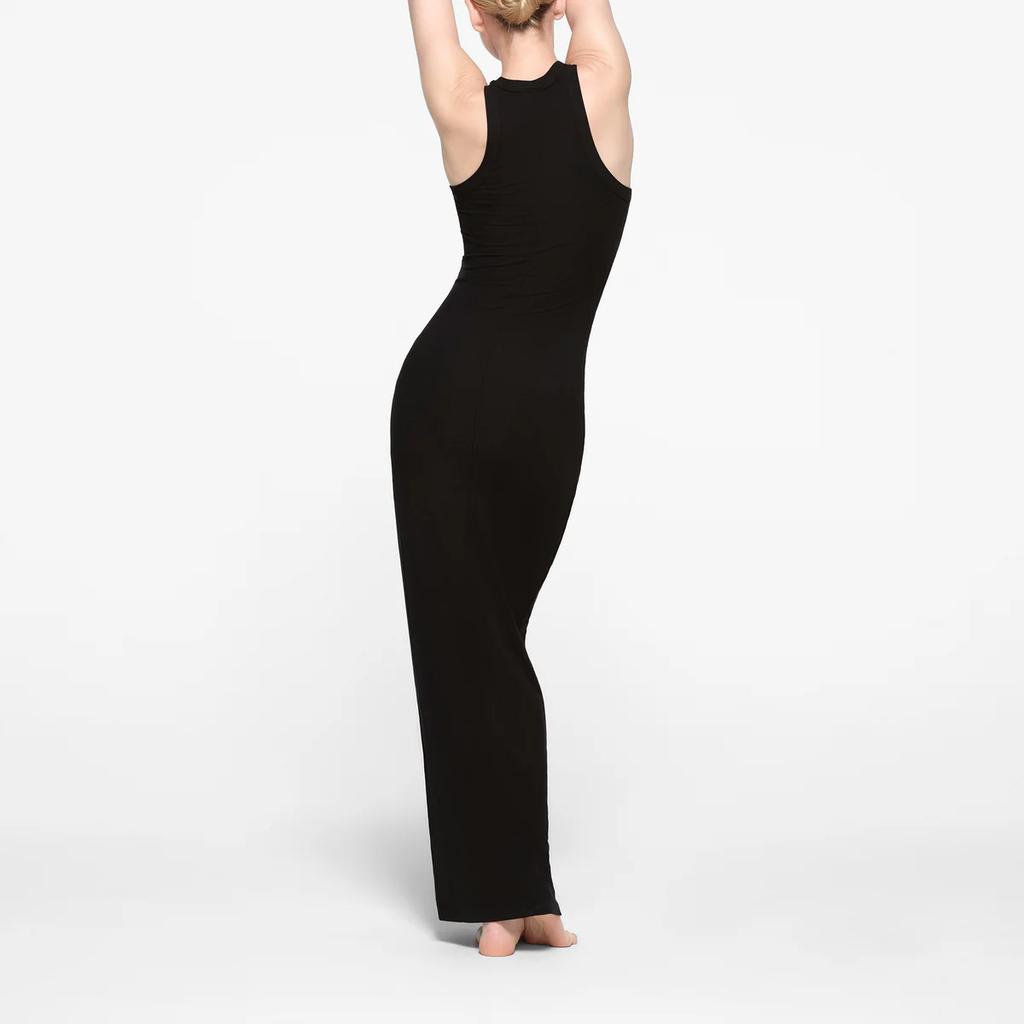 SKIMS Soft Lounge Long Tank Dress Women dresses Onyx Agate DS-DRS-6351W-ONX