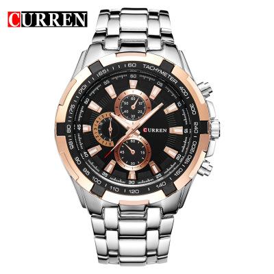Top Luxury Fashion CURREN 8023 Brand Men's Watch Quartz Stainless Steel Band Clock Classic Business Wristwatch for Men Relojes