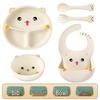Abay Baby Silicone Divided Suction Feeding Set