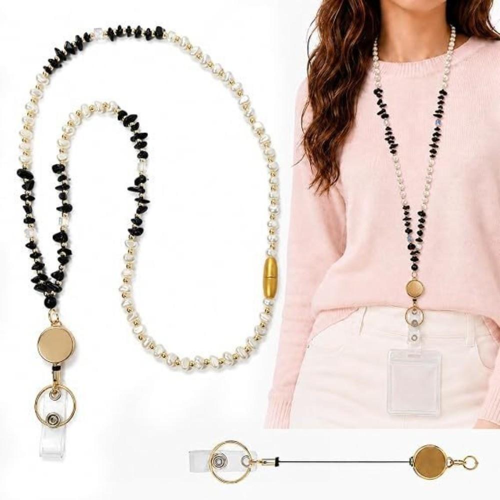 Detachable Mobile Phone Beaded Lanyard Waterproof Mobile Phone Lanyard Office