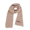 Japanese Embroidery Puppy Solid Color Knitted Scarf Female Autumn and Winter Student Warm Versatile Cashmere Scarf Unisex