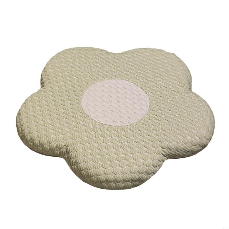 

Floor Pillow Soft Flower Cushion Memory Foam Soft For Children Bedroom And Living Room Couch 45X45x4cm X3UC зелёный
