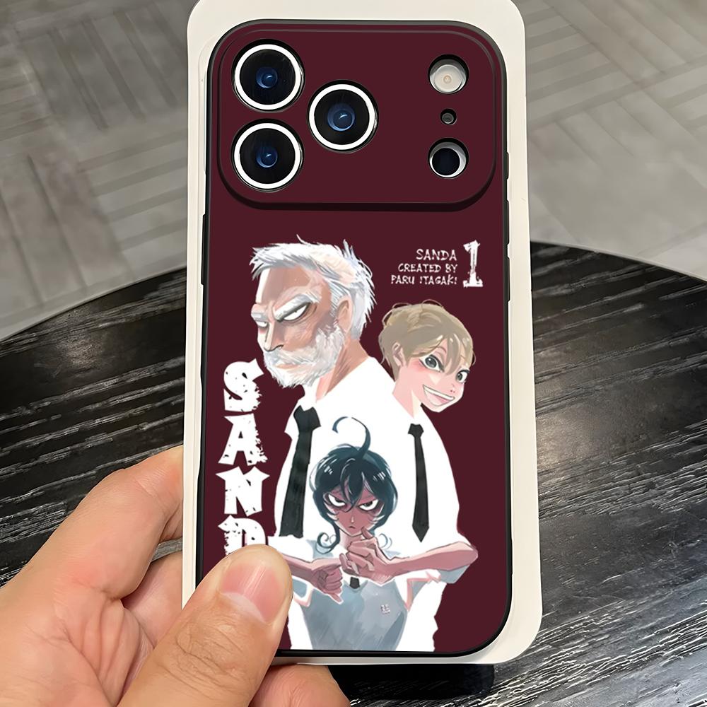 Anime SANDA Phone Case For IPhone 17 Pro Max 16 15 14 Pro Max 13 11 X Xs Xr 8 7Plus Silicone Cover