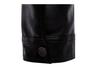 European Men's Stand-Up Collar Solid Color Motorcycle Leather Jacket, Autumn/Winter 2023, Code B041.