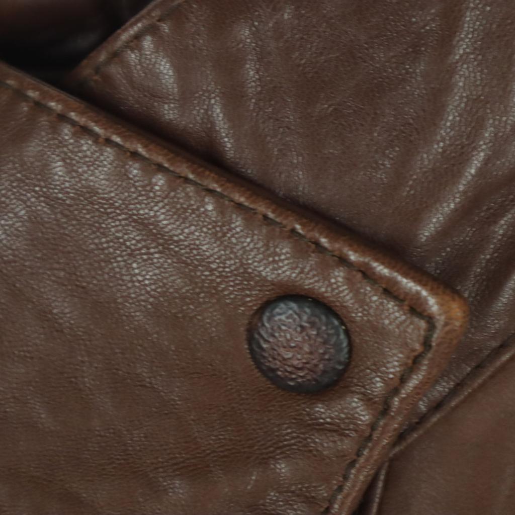 ArtesaniaTextil Made in Spain Long sleeve leather jacket M Brown Women Used