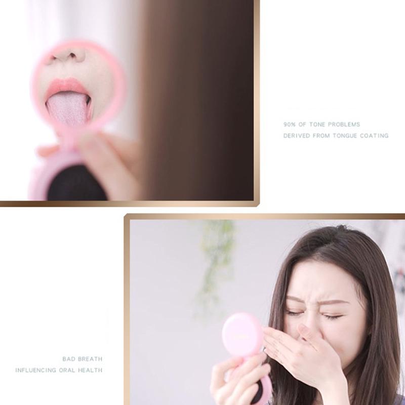 Tongue Scraper Stainless Steel Oral Tongue Cleaner Medical Mouth Brush Reusable