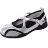Cross-band ballet training shoes for women's new breathable hollow shallow mouth single shoes versatile casual Mary Jane shoes for women
