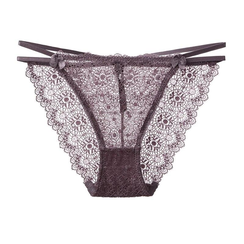 Damen-Unterwäsche aus Spitze, atmungsaktive Unterhose, Slip mit vollständiger Abdeckung, Komfort, Bauchkontrolle, Stretch-Slip