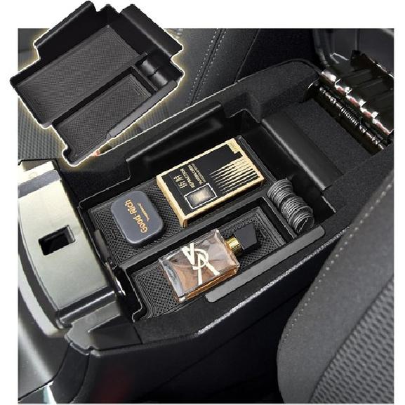 Center Console Organizer Tray Compatible with 2012 2013 2014 2015 Black Trim