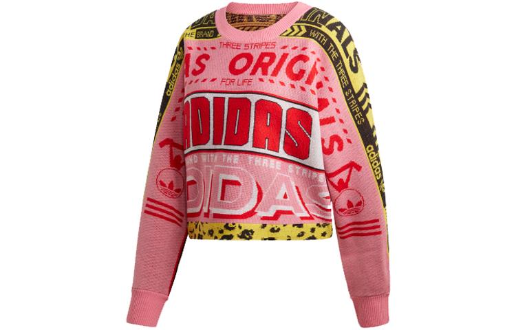 Adidas Originals Trefoil Sweatshirts Women s Crew Neck Moderate Regular ED7648 40