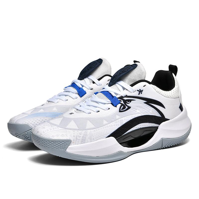 

Весенние молодежные дышащие кроссовки для баскетбола для реальных боев, дезодорирующие, нескользящие, спортивные кроссовки, мужские повседневные кроссовки для бега, мужская обувь из Цюаньчжоу 45