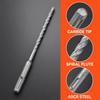 5pcs 2 Flute Impact Drill Bit Self Centering Carbide Tip Drill Bit  For Concrete