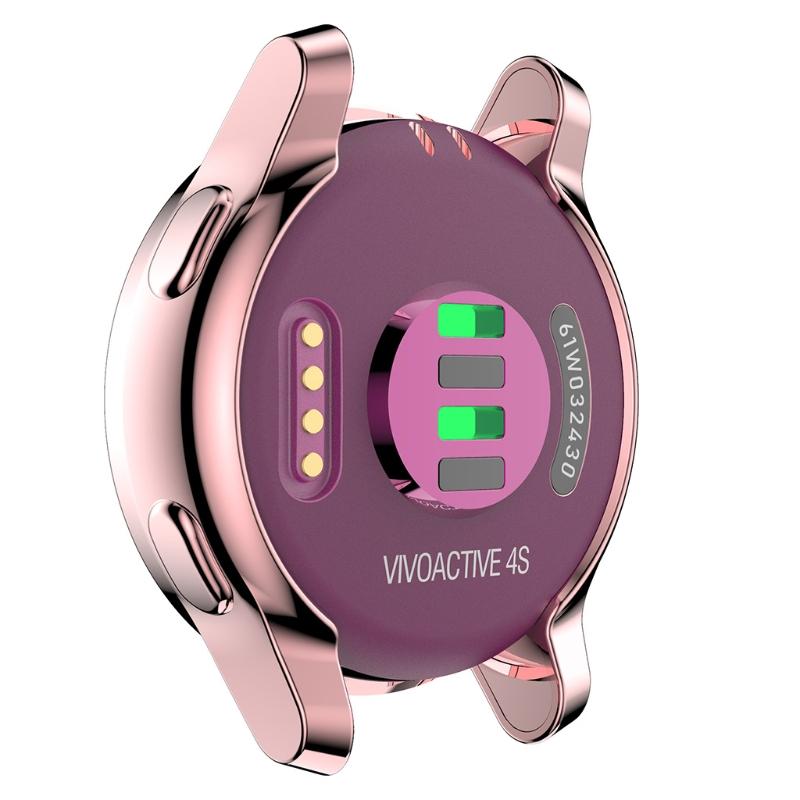 Case for  Vivoactive 4S 40mm TPU Clear Screen Protector All Around Case Overall Protective Cover