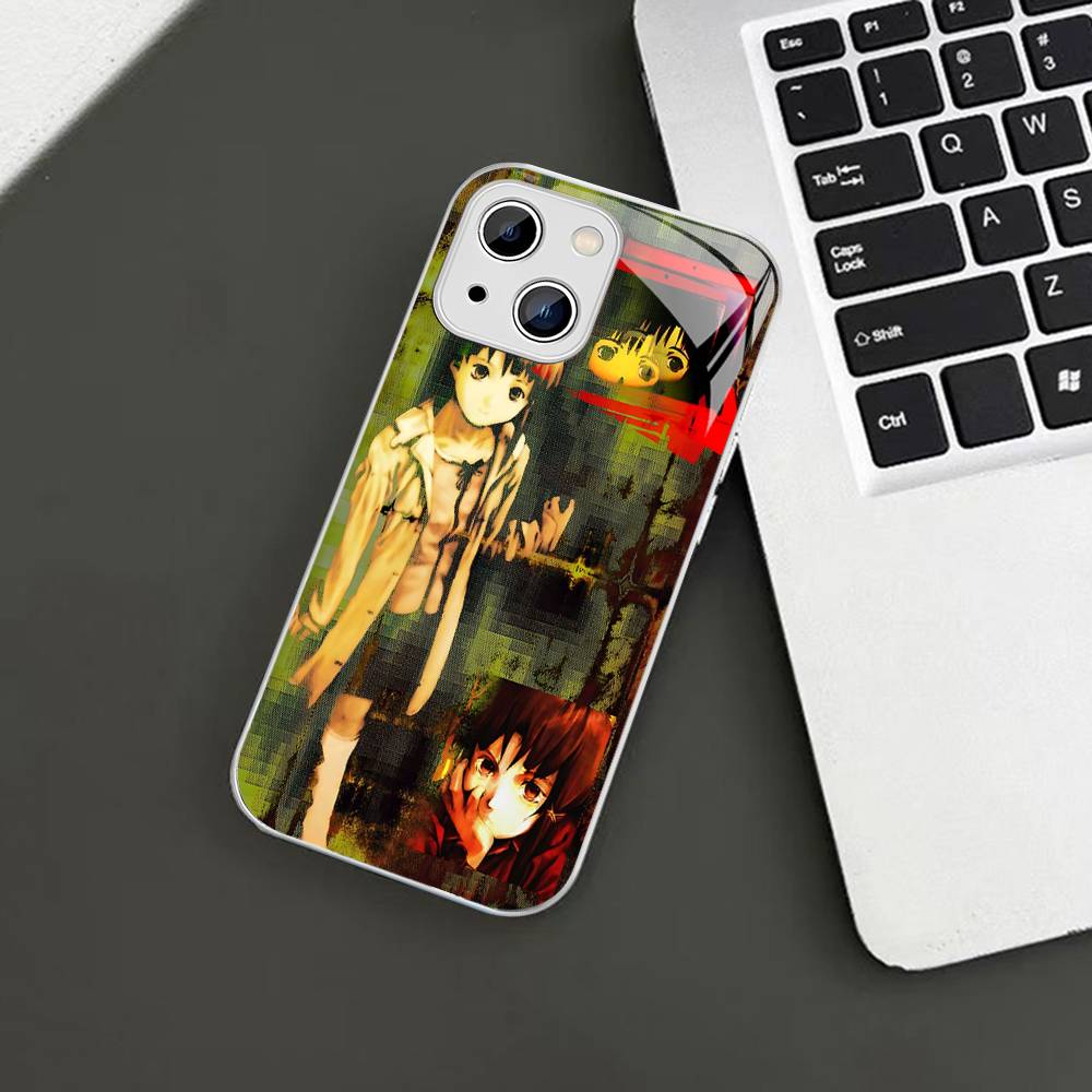

Serial Experiments Lain Anime Tempered Glass For Iphone 14 13 12 11 Pro Mini XS MAX 14Plus X XS XR Fundas iphone 14pro max