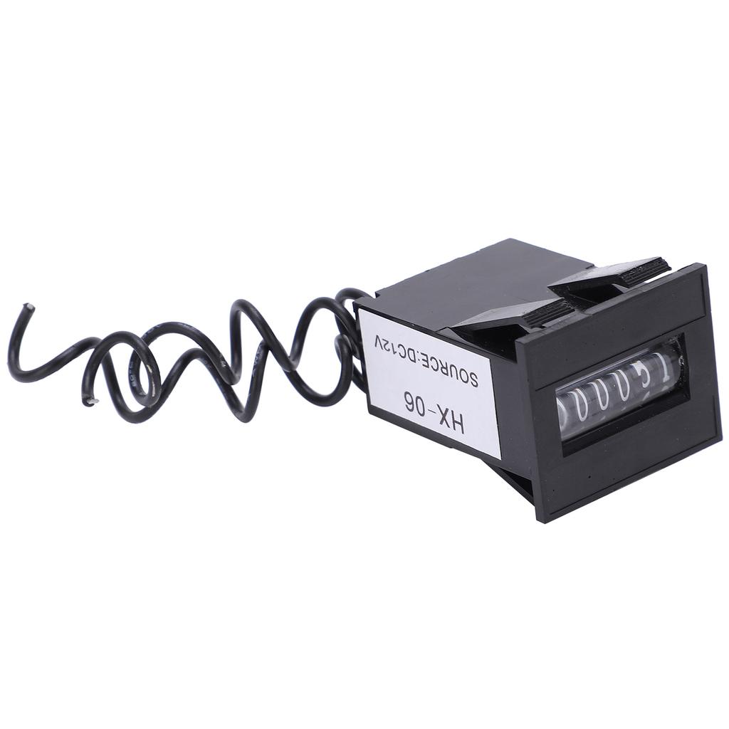 Electromagnetic Counter 6 Digits Electronic Industrial Totalizer with No Clear Function LY‑06