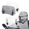 Universal Motorcycle Windshield Extension Adjustable Spoiler Clamp On Windscreen Deflector Wind Protection For Most Motorcycle M