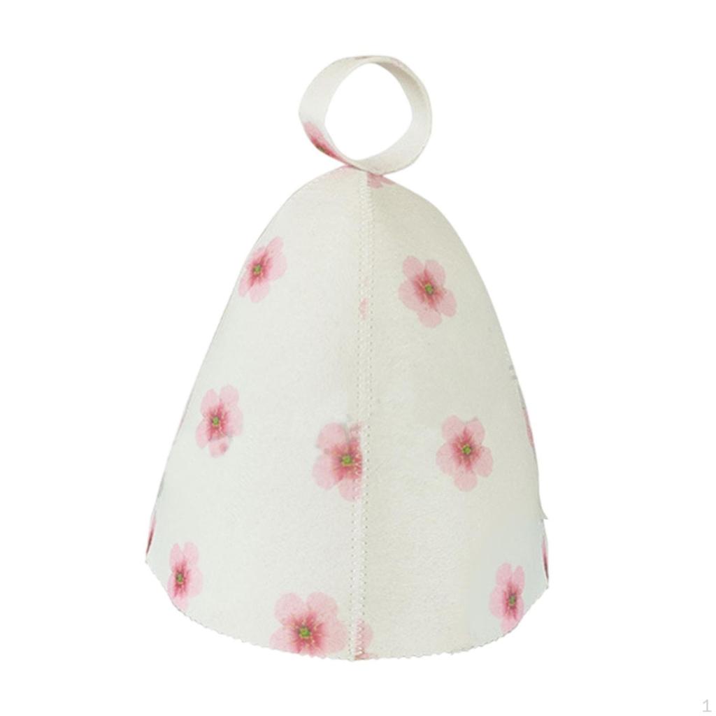 Felt Sauna Hat for Men and Women Protecting from Heat in Russian Bath House