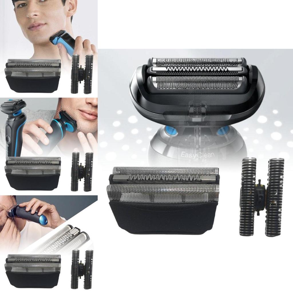 51b 51s Replacement Shaver Head Assembly With Durable Abs Material For Smooth Shaving Experience