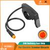 3Pin Finger Throttle TT009 Universal 36V 48V 60V 72V Electric Bicycle Scooter Accelerator Left Right 22mm Handlebar Parts Throttles 2