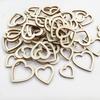 Eco-friendly Natural Wood Hollow Peach Heart Craft - Creative Style 