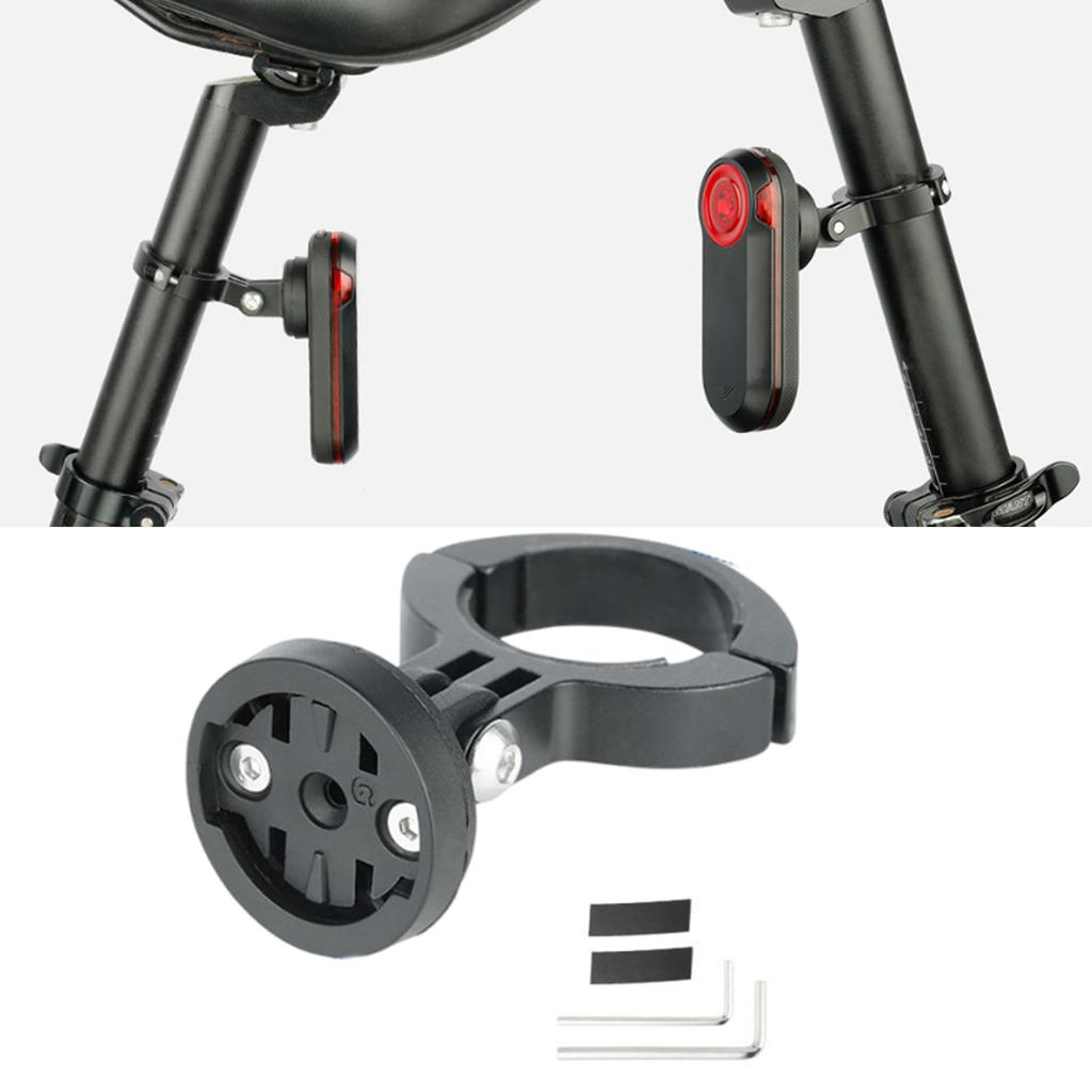 Peso ligero Soportes de luz para Radares Bloqueo seguro Portabicicletas Soporte para luz trasera Durabilidad Equipo de ciclismo