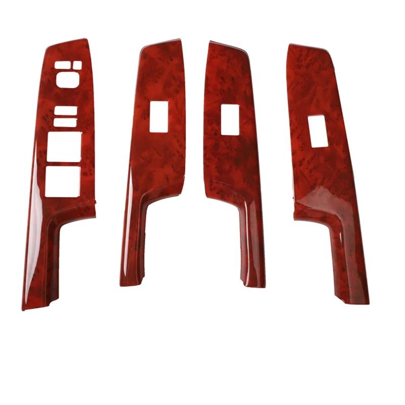 For Toyota Prius ZVW40 ABS Black Car Door Armrest Window Lift Button Switch Panel Cover Glass Control Panle Interior