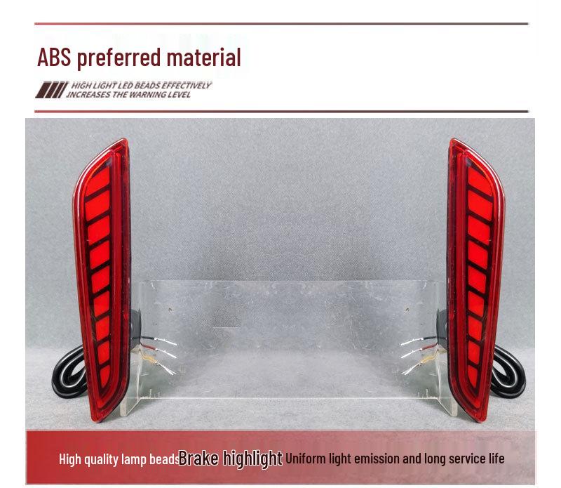 Sequential LED Turn Signals & Rear Fog Lights for 2020-2024 Toyota RAV4 Bumper Reflectors