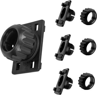 Epronic 4pcs Replacement Tightening Nuts (4 Button Lock) 17mm Ball Joint Mount Socket for