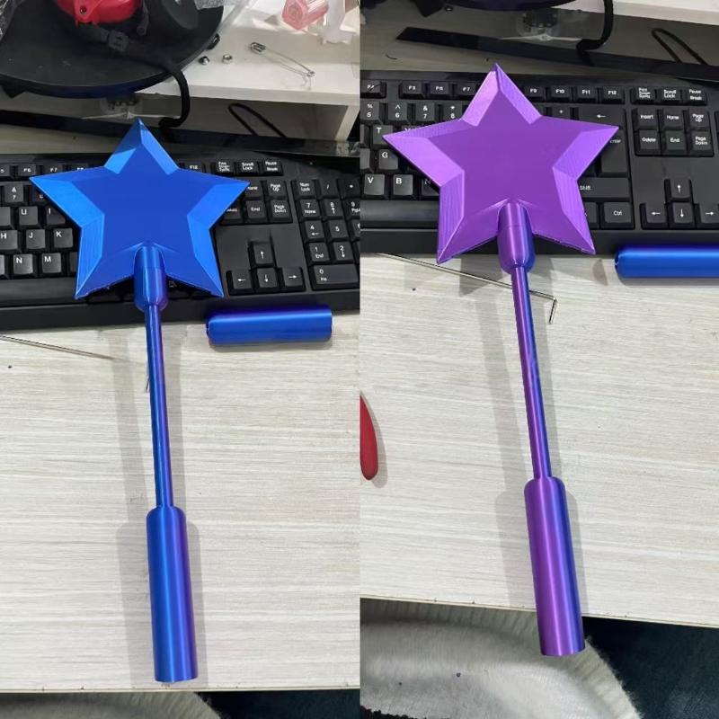 Card Holder Star Wand 3D Printed Tap-to-Pay Wand Contactless Credit Card Holder Fun Magical Payment Wand Gift For Kids Teens