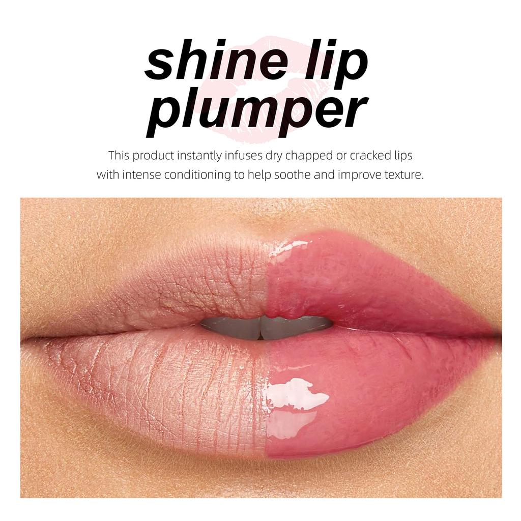 New Butter Moisturizing Lip Glaze Solid Lip Gloss Watery Mirror Moisturizing Preventing Mouth Cracks Hydrating Lip Balm