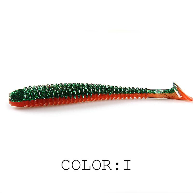 2025 HOT Impact Ring Shad Fishing Lure Soft 63mm 80mm 97mm Plastics Baits Swimbait Jigging LureBait perch Lures