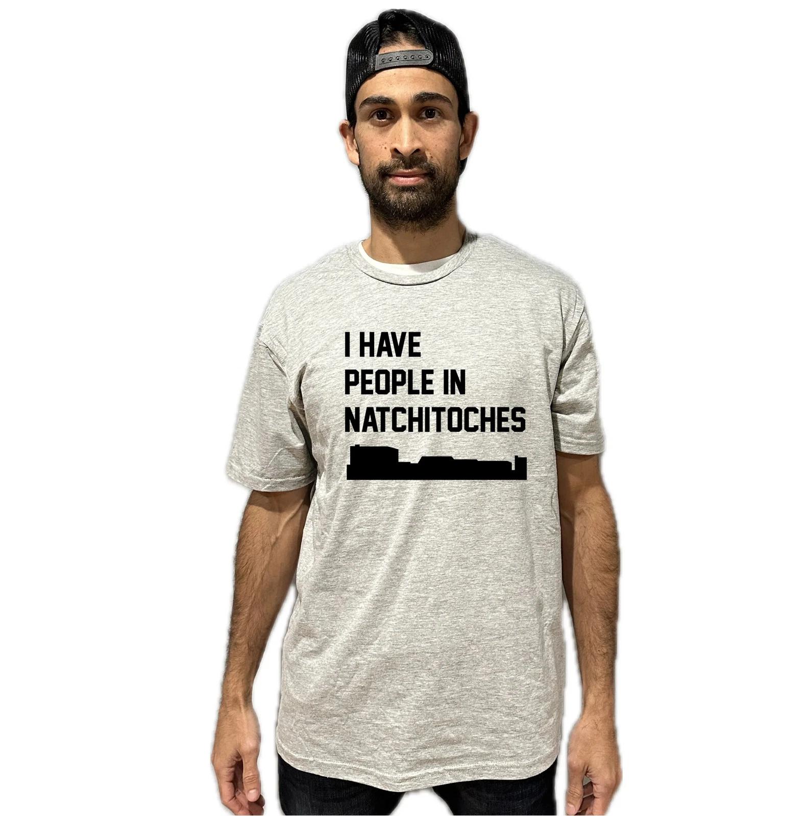 I Have People In Natchitoches Louisiana Skyline T-Shirt S