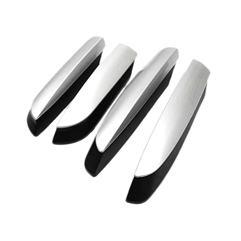 Roof Rack Rail End Cover, 4Pcs Roof Rack Cover Shell Cap Replacement for Toyota RAV4 XA40 2013 2014 2015 2016 2017 2018 Car Acce