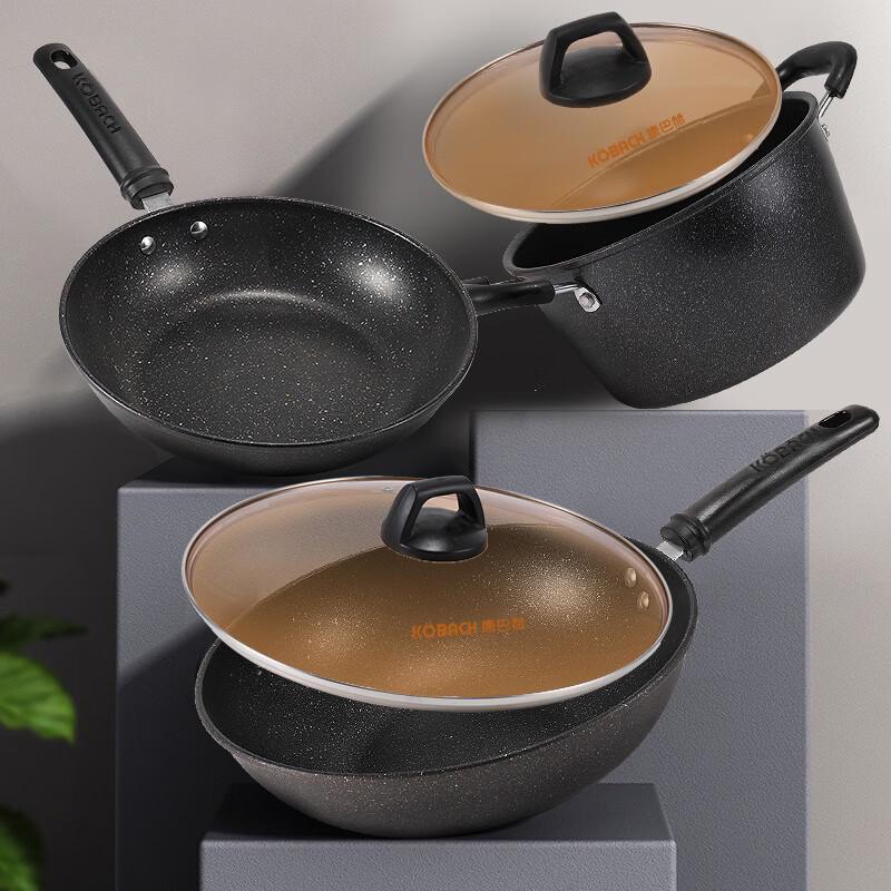KOBACH Goryeo Maifan Stone 3-Piece Cookware Set