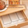 Transparent Acrylic Narrow Desktop Organizer for Stationery and Socks