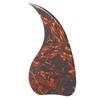 Guitar Pickguard Self Adhesive Comma Shaped PVC Decorative Acoustic Guitar Accessories for Guitarist