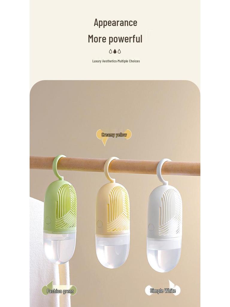 Hanging Wardrobe Dehumidifier Bag - Moisture Absorber for Indoor Use