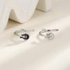 White Guitar Ring Cool Rock Black Instrument Open Index Finger Ring