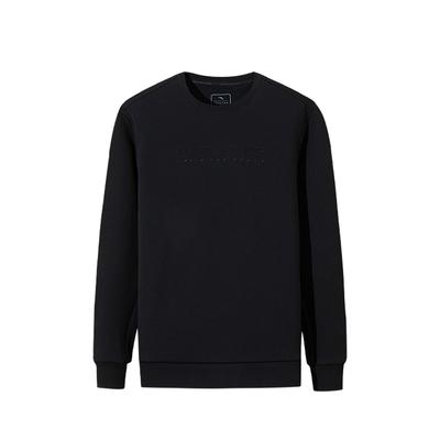 Vabaajaline Ühevärviline Moodne Lihtne Mugav Mitmekülgne Ümmarguse Kaelusega Pullover Huppar Meeste huppar 152547713N-4
