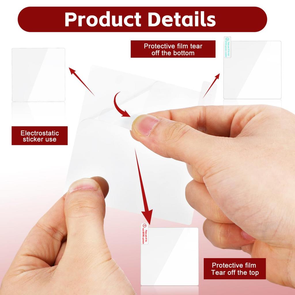 Iplusmile Car Windshield Sticker Drive Recorder Electrostatic Sheet Pack of