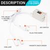 10 LEDs Magnetic Sewing Machine Light US 220V Industrial Working Lamp for Sewing Benches Drill Presses CNC Machine Workbenches
