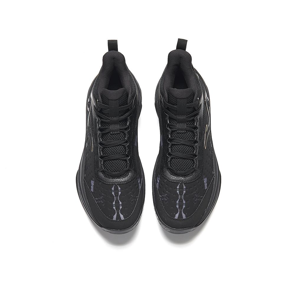 Anta Jianshan 2.5 Lite Czarny Wojownik Wygodna Technologia Amortyzacja Odporne na Zużycie Antypoślizgowe Wysokie Buty do Koszykówki 912511603Q-4