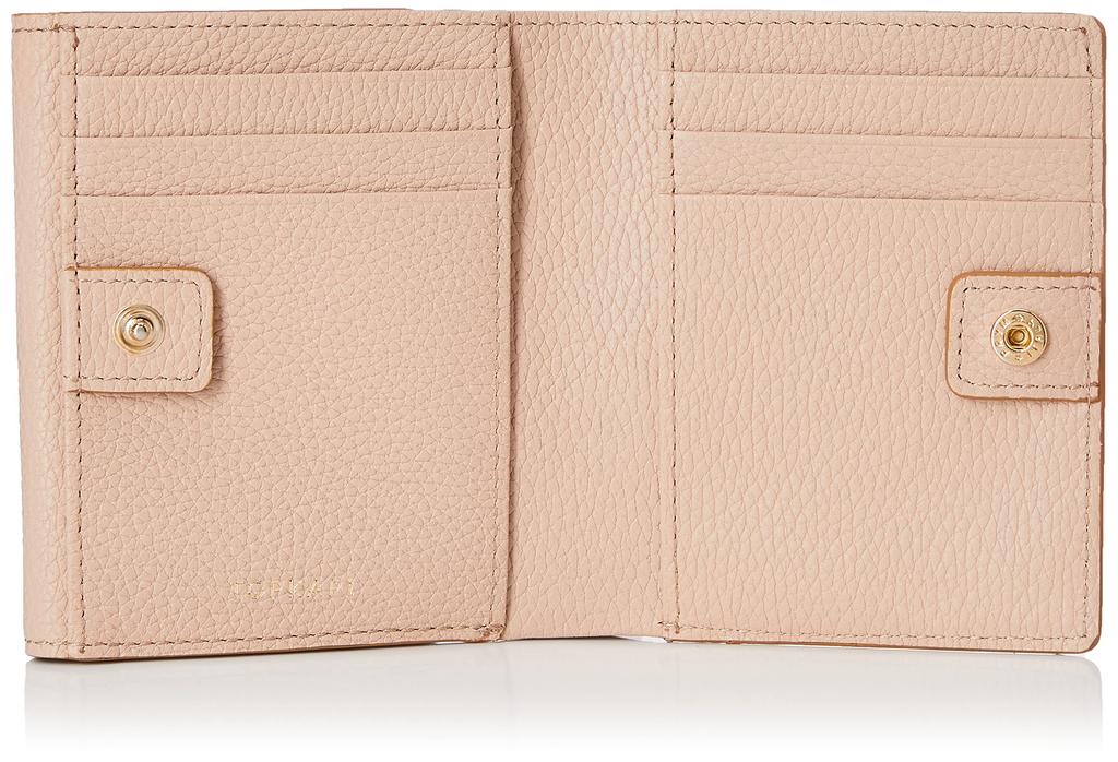Bifold Wallet Mini geprägtes Leder Bifold Wallet Gemdrops Pink Beige [Topkapi] Damen